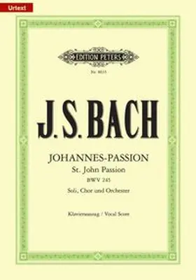 Rösler / Eberhardt |  Johannes-Passion BWV 245 / URTEXT | Buch |  Sack Fachmedien