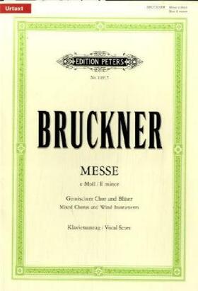  Mass in E Minor Wab 27 (2nd Version, 1882) (Vocal Score) | Buch |  Sack Fachmedien