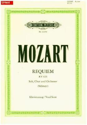 Mozart / Black |  Requiem d-Moll KV 626 / SmWV 105 / URTEXT | Buch |  Sack Fachmedien