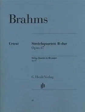  Streichquartett B-dur op. 67 | Buch |  Sack Fachmedien