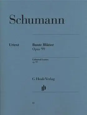 Schumann / Herttrich |  Bunte Blätter op. 99 | Buch |  Sack Fachmedien