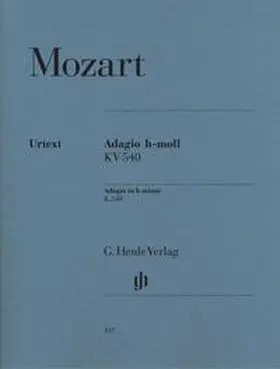 Scheideler |  Wolfgang Amadeus Mozart - Adagio h-moll KV 540 | Buch |  Sack Fachmedien