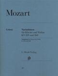 Mozart / Schmid |  Variationen für Klavier und Violine | Buch |  Sack Fachmedien