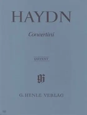  Joseph Haydn - Concertini für Klavier (Cembalo) mit zwei Violinen und Violoncello | Buch |  Sack Fachmedien