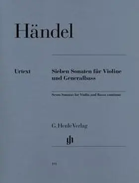 Händel / Sadie |  7 Sonaten für Violine und Generalbass | Buch |  Sack Fachmedien