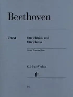  Ludwig van Beethoven - Streichtrios und Streichduo | Buch |  Sack Fachmedien