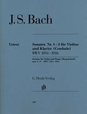 Eppstein |  Johann Sebastian Bach - Violinsonaten Nr. 1-3 BWV 1014-1016 | Buch |  Sack Fachmedien