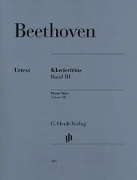  Ludwig van Beethoven - Klaviertrios, Band III | Buch |  Sack Fachmedien