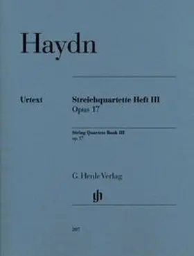  Joseph Haydn - Streichquartette Heft III op. 17 | Buch |  Sack Fachmedien
