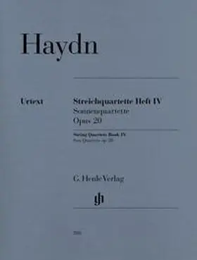  Joseph Haydn - Streichquartette Heft IV op. 20 (Sonnenquartette) | Buch |  Sack Fachmedien