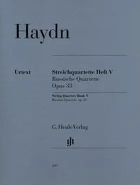  Joseph Haydn - Streichquartette Heft V op. 33 (Russische Quartette) | Buch |  Sack Fachmedien