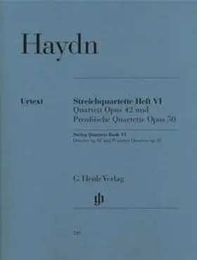 Webster |  Joseph Haydn - Streichquartette Heft VI op. 42 und op. 50 (Preußische Quartette) | Buch |  Sack Fachmedien