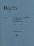 Webster |  Joseph Haydn - Streichquartette Heft VII op. 54 und 55 (Tost-Quartette) | Buch |  Sack Fachmedien