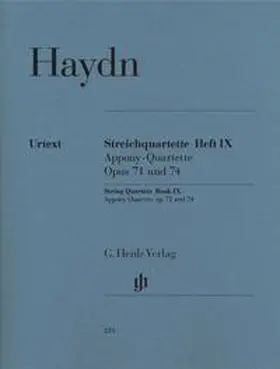 Haydn / Feder |  Streichquartette Heft IX op. 71 und 74 | Buch |  Sack Fachmedien