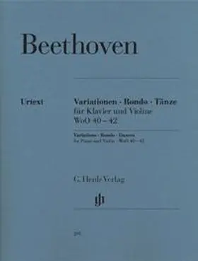 Brandenburg |  Ludwig van Beethoven - Variationen, Rondo, Tänze für Klavier und Violine | Buch |  Sack Fachmedien