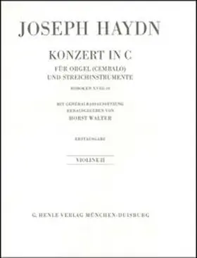  Joseph Haydn - Orgelkonzert C-dur Hob. XVIII:10 (Erstausgabe) | Buch |  Sack Fachmedien
