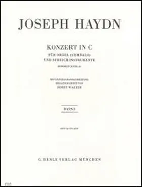Walter |  Joseph Haydn - Orgelkonzert C-dur Hob. XVIII:10 (Erstausgabe) | Buch |  Sack Fachmedien