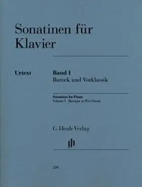 Herttrich |  Sonatinen für Klavier - Band I, Barock und Vorklassik | Buch |  Sack Fachmedien