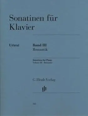  Klaviermusik (Auswahlband) - Sonatinen für Klavier – Band III, Romantik | Buch |  Sack Fachmedien