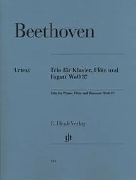  Trio für Klavier, Flöte und Fagott WoO 37 | Buch |  Sack Fachmedien