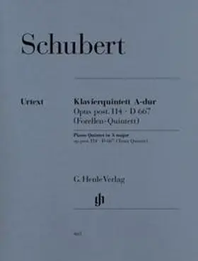 Schubert / Haug-Freienstein |  Quintett A-dur op. post. 114 D 667 für Klavier, Violine, Viola, Violoncello und Kontrabass [Forellenquintett] | Buch |  Sack Fachmedien