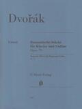 Dvorák / Pospísil |  Dvorák, Antonín - Romantische Stücke op. 75 für Klavier und Violine | Buch |  Sack Fachmedien