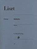 Liszt / Mueller / Heinemann |  Liszt, Franz - Balladen | Buch |  Sack Fachmedien