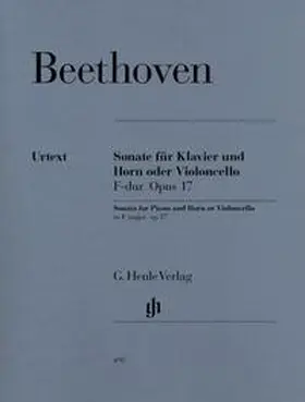  Ludwig van Beethoven - Hornsonate (oder Violoncello) F-Dur op. 17 | Buch |  Sack Fachmedien