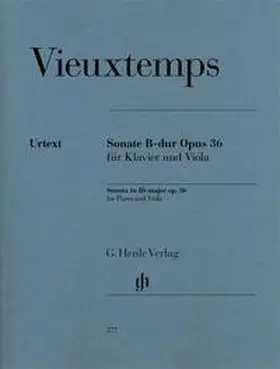 Vieuxtemps / Jost |  Sonate B-dur Opus 36 für Klavier und Viola | Buch |  Sack Fachmedien