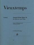 Vieuxtemps / Jost |  Sonate B-dur Opus 36 für Klavier und Viola | Buch |  Sack Fachmedien