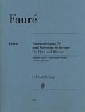 Oppermann |  Gabriel Fauré - Fantaisie op. 79 und Morceau de lecture für Flöte und Klavier | Buch |  Sack Fachmedien
