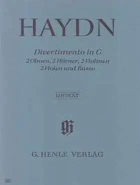  Joseph Haydn - Divertimento G-dur Hob. II:9 für 2 Oboen, 2 Hörner, 2 Violinen, 2 Violen und Basso | Buch |  Sack Fachmedien