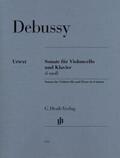 Debussy / Heinemann |  Debussy, Claude - Violoncellosonate d-moll | Buch |  Sack Fachmedien