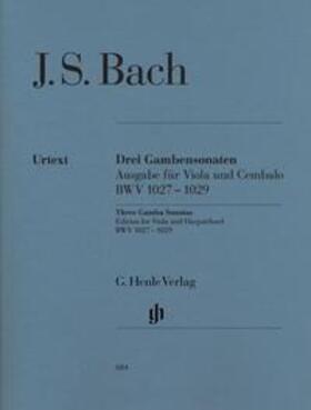 Heinemann | Johann Sebastian Bach - Drei Gambensonaten BWV 1027-1029 | Buch | 979-020180684-6 | sack.de