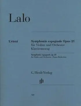  Edouard Lalo - Symphonie espagnole d-moll op. 21 für Violine und Orchester | Buch |  Sack Fachmedien
