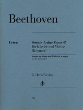 Beethoven / Brandenburg |  Beethoven, Ludwig van - Violinsonate A-dur op. 47 (Kreutzer-Sonate) | Buch |  Sack Fachmedien