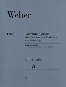 Gertsch |  Weber, Carl Maria von - Concertino op. 26 für Klarinette und Orchester | Buch |  Sack Fachmedien