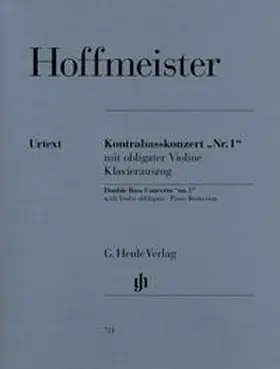Glöckler |  Franz Anton Hoffmeister - Kontrabasskonzert "Nr. 1" (mit obligater Violine) | Buch |  Sack Fachmedien