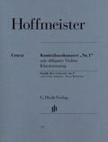 Glöckler |  Franz Anton Hoffmeister - Kontrabasskonzert "Nr. 1" (mit obligater Violine) | Buch |  Sack Fachmedien