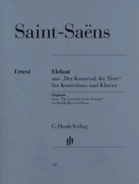 Glöckler |  Camille Saint-Saëns - Elefant aus „Der Karneval der Tiere“ für Kontrabass und Klavier | Buch |  Sack Fachmedien