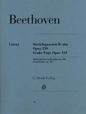 Cadenbach |  Ludwig van Beethoven - Streichquartett B-dur op. 130 - Große Fuge op. 133 | Buch |  Sack Fachmedien