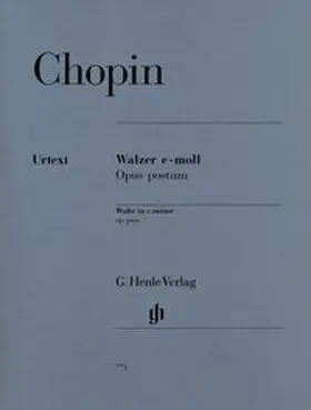  Frédéric Chopin - Walzer e-moll op. post. | Buch |  Sack Fachmedien