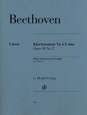  Ludwig van Beethoven - Klaviersonate Nr. 6 F-dur op. 10 Nr. 2 | Buch |  Sack Fachmedien