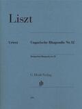 Liszt / Herttrich |  Liszt, Franz - Ungarische Rhapsodie Nr. 12 | Buch |  Sack Fachmedien
