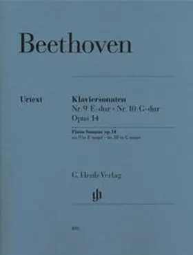 Beethoven / Gertsch / Perahia |  Beethoven, Ludwig van - Klaviersonaten Nr. 9 und Nr. 10 E-dur und G-dur op. 14 Nr. 1 und Nr. 2 | Buch |  Sack Fachmedien