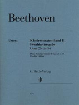 Gertsch / Perahia |  Beethoven, Ludwig van - Klaviersonaten, Band II, op. 26-54, Perahia-Ausgabe | Buch |  Sack Fachmedien