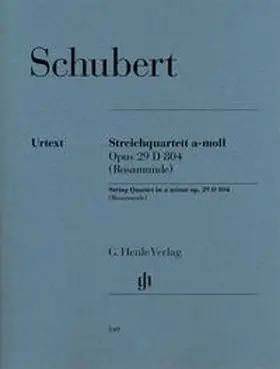Schubert / Voss |  Streichquartett a-moll op. 29 D 804 "Rosamunde" | Buch |  Sack Fachmedien