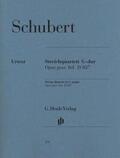 Schubert / Voss |  Streichquartett G-dur op. post. 161 D 887 | Buch |  Sack Fachmedien
