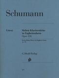 Herttrich |  Robert Schumann - Sieben Klavierstücke in Fughettenform op. 126 | Buch |  Sack Fachmedien