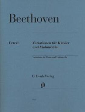Beethoven / Dufner |  Beethoven, Ludwig van - Variationen für Klavier und Violoncello | Buch |  Sack Fachmedien